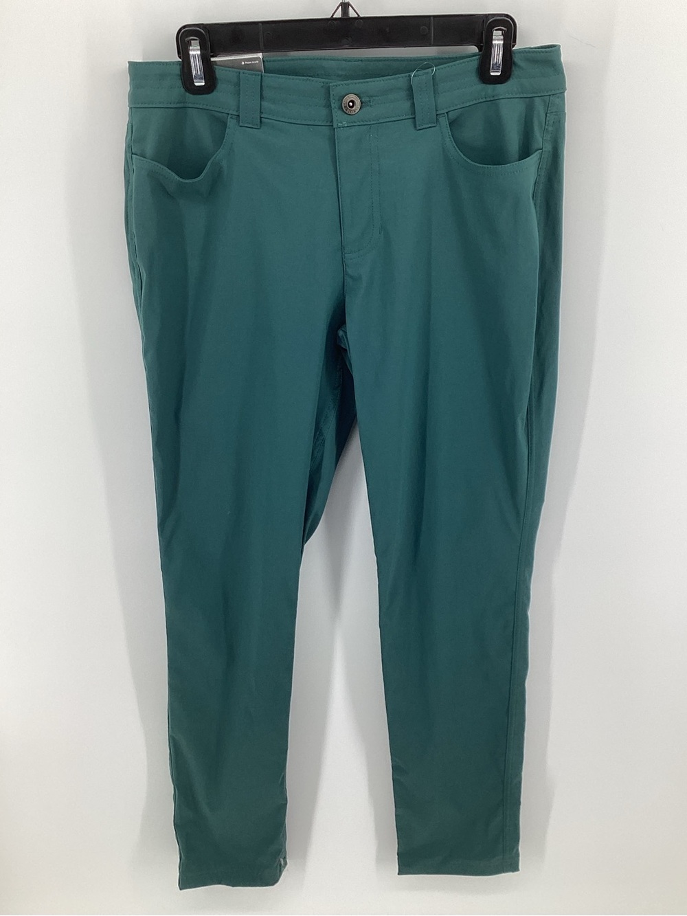 Eddie Bauer Teal Green Slim Curvy Casual Pants